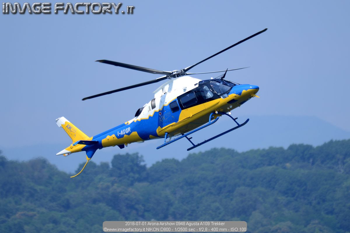 2018-07-01 Arona Airshow 0948 Agusta A109 Trekker